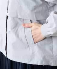 K3JDD07089 a.v.v Elmi(アー・ヴェ・ヴェ) 【低身長サイズ】ナイロンワッシャーブルゾン ベージュ