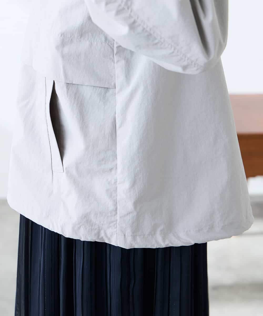 K3JDD07089 a.v.v Elmi(アー・ヴェ・ヴェ) 【低身長サイズ】ナイロンワッシャーブルゾン ベージュ