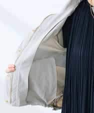 K3JDD07089 a.v.v Elmi(アー・ヴェ・ヴェ) 【低身長サイズ】ナイロンワッシャーブルゾン ベージュ