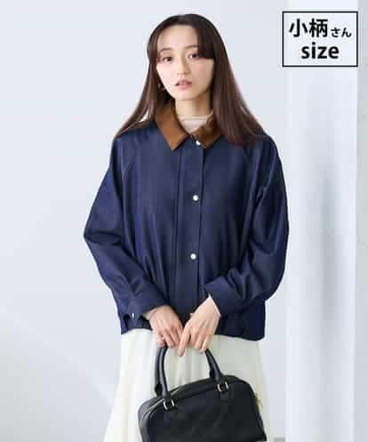 K3JDD09099 a.v.v Elmi 【低身長サイズ】ステンカラーブルゾン