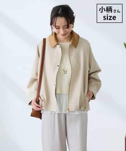 K3JDD09099 a.v.v Elmi 【低身長サイズ】ステンカラーブルゾン