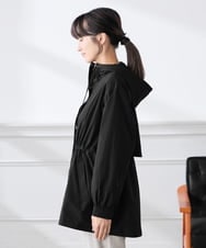 K3JED01089 a.v.v Elmi(アー・ヴェ・ヴェ) 【低身長サイズ】【微撥水】フーテッドブルゾン カーキ