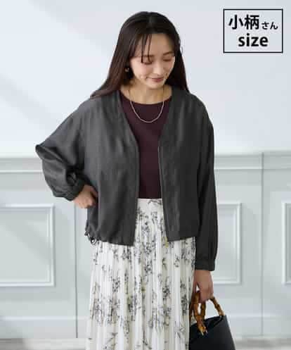 K3JFD12089 a.v.v Elmi 【低身長サイズ】Vネックシアーブルゾン