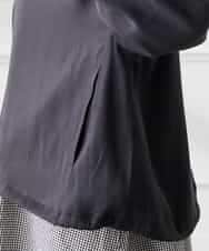 K3JFD13089 a.v.v Elmi(アー・ヴェ・ヴェ) 【低身長サイズ】スタンドカラーセミシアーブルゾン ベージュ