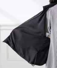 K3JFD13089 a.v.v Elmi(アー・ヴェ・ヴェ) 【低身長サイズ】スタンドカラーセミシアーブルゾン ベージュ