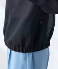 K3JGD18079 a.v.v Elmi(アー・ヴェ・ヴェ) 【低身長サイズ】ノーカラーメッシュブルゾン アイボリー