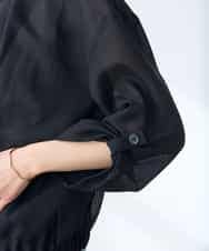 K3JGD18079 a.v.v Elmi(アー・ヴェ・ヴェ) 【低身長サイズ】ノーカラーメッシュブルゾン アイボリー