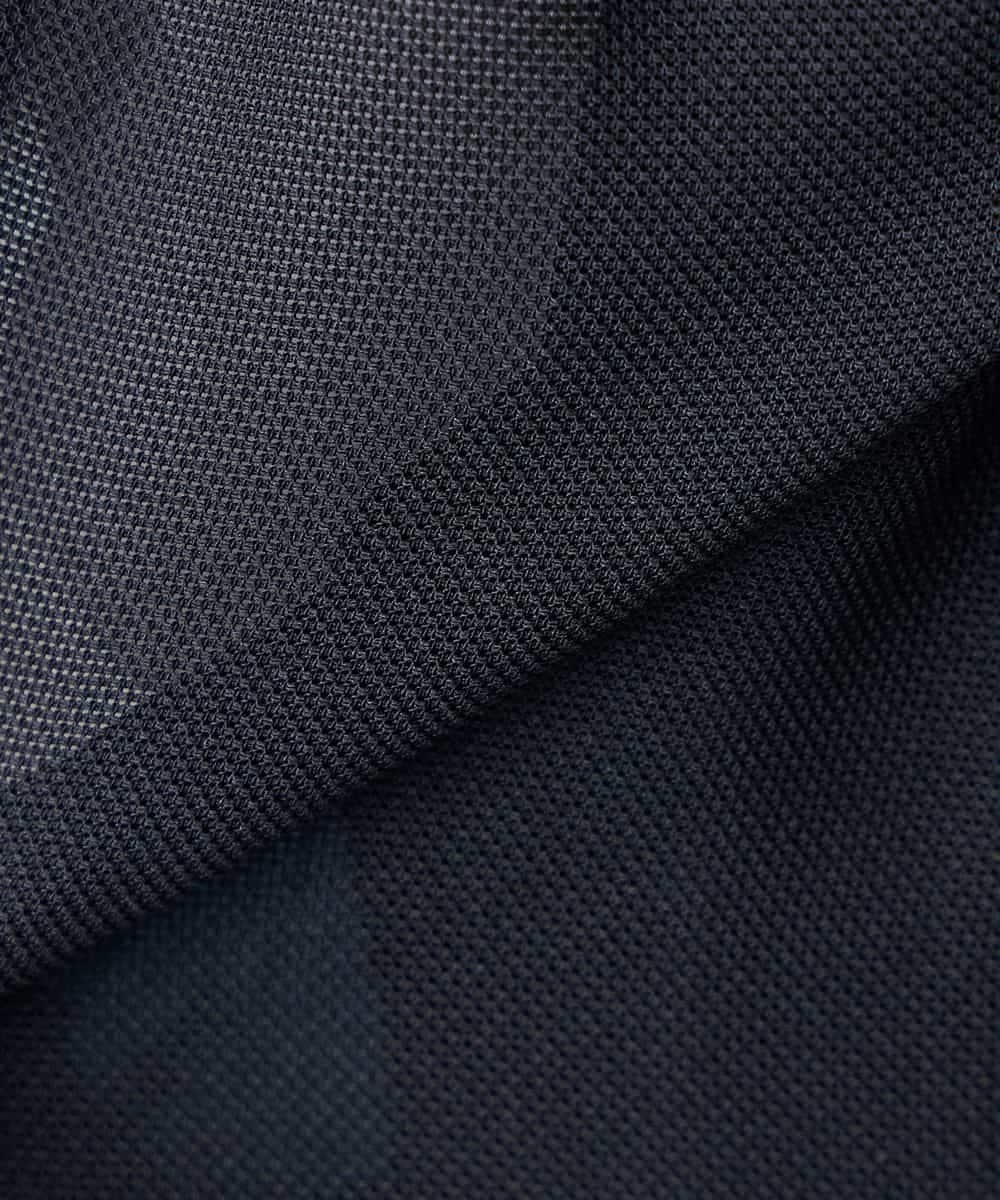 K3JGD18079 a.v.v Elmi(アー・ヴェ・ヴェ) 【低身長サイズ】ノーカラーメッシュブルゾン アイボリー