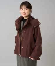 K3JKA15129 a.v.v Elmi(アー・ヴェ・ヴェ) 【低身長サイズ】ライナー付マウンテンパーカー ブラウン