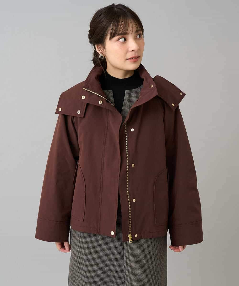 K3JKA15129 a.v.v Elmi(アー・ヴェ・ヴェ) 【低身長サイズ】ライナー付マウンテンパーカー ブラウン