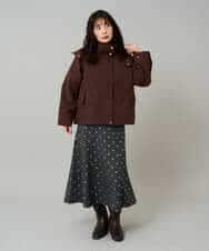 K3JKA15129 a.v.v Elmi(アー・ヴェ・ヴェ) 【低身長サイズ】ライナー付マウンテンパーカー ブラウン