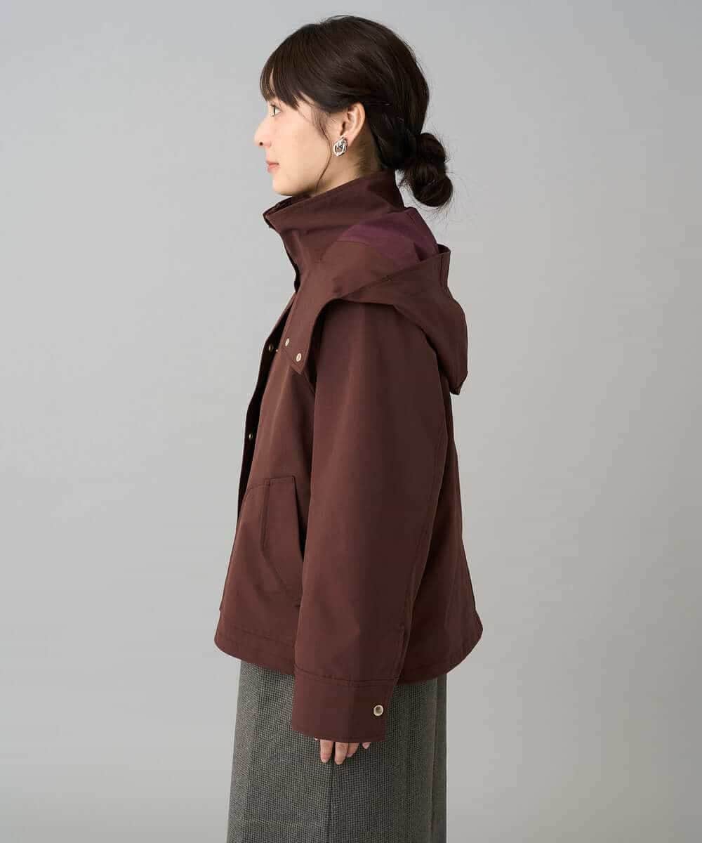 K3JKA15129 a.v.v Elmi(アー・ヴェ・ヴェ) 【低身長サイズ】ライナー付マウンテンパーカー ブラウン