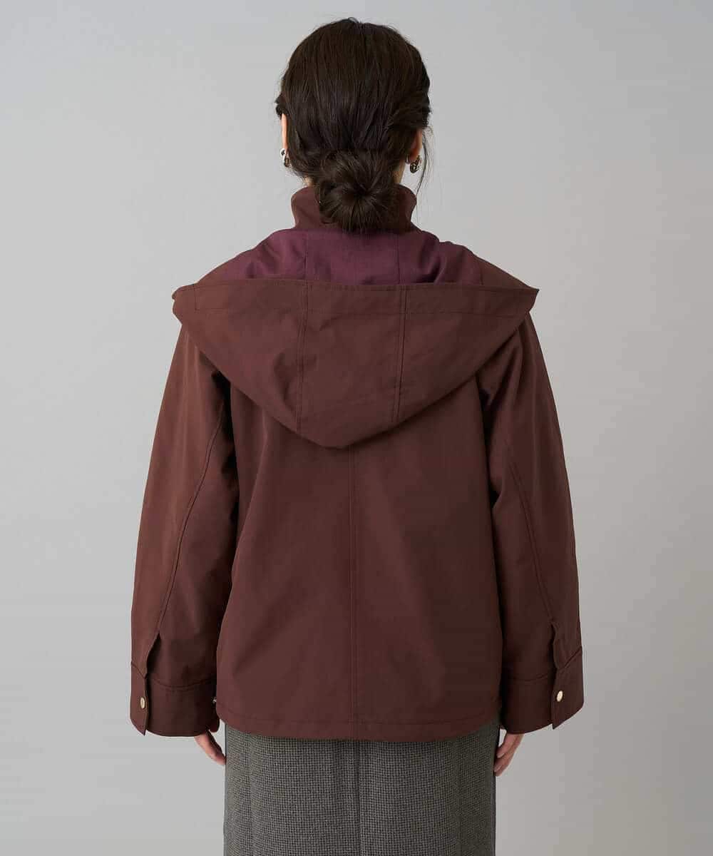 K3JKA15129 a.v.v Elmi(アー・ヴェ・ヴェ) 【低身長サイズ】ライナー付マウンテンパーカー ブラウン