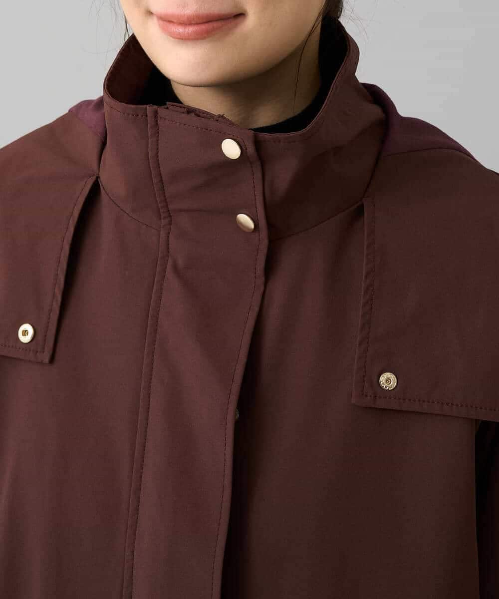 K3JKA15129 a.v.v Elmi(アー・ヴェ・ヴェ) 【低身長サイズ】ライナー付マウンテンパーカー ブラウン