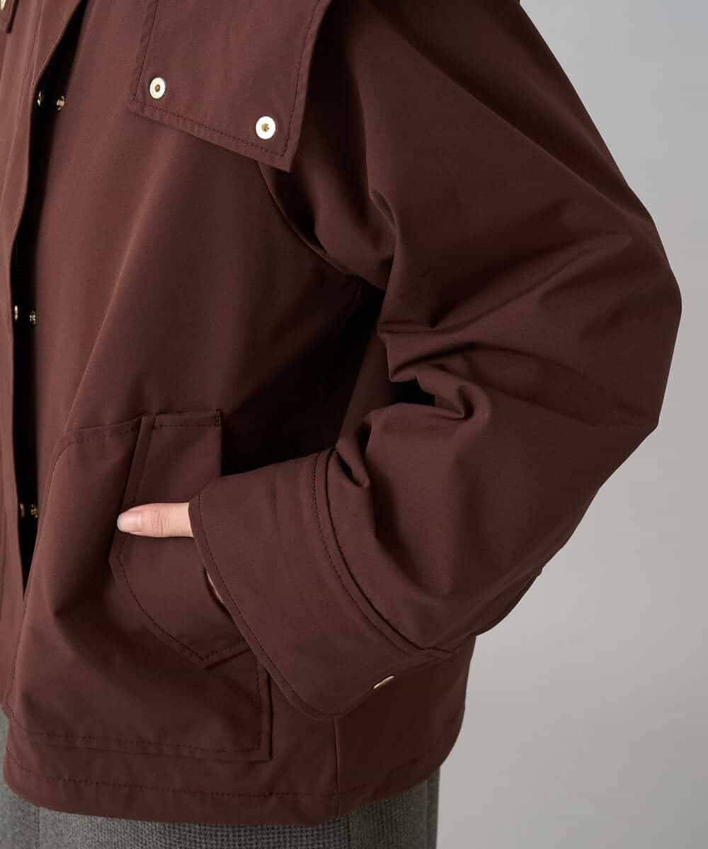 K3JKA15129 a.v.v Elmi(アー・ヴェ・ヴェ) 【低身長サイズ】ライナー付マウンテンパーカー ブラウン