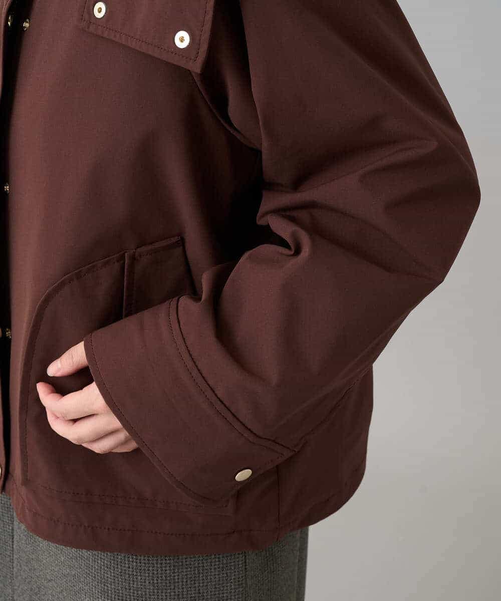 K3JKA15129 a.v.v Elmi(アー・ヴェ・ヴェ) 【低身長サイズ】ライナー付マウンテンパーカー ブラウン