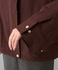 K3JKA15129 a.v.v Elmi(アー・ヴェ・ヴェ) 【低身長サイズ】ライナー付マウンテンパーカー ブラウン