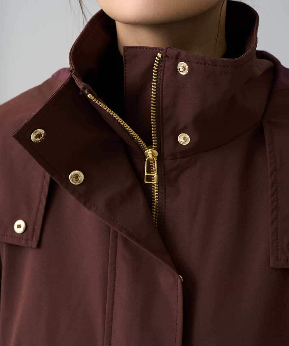 K3JKA15129 a.v.v Elmi(アー・ヴェ・ヴェ) 【低身長サイズ】ライナー付マウンテンパーカー ブラウン