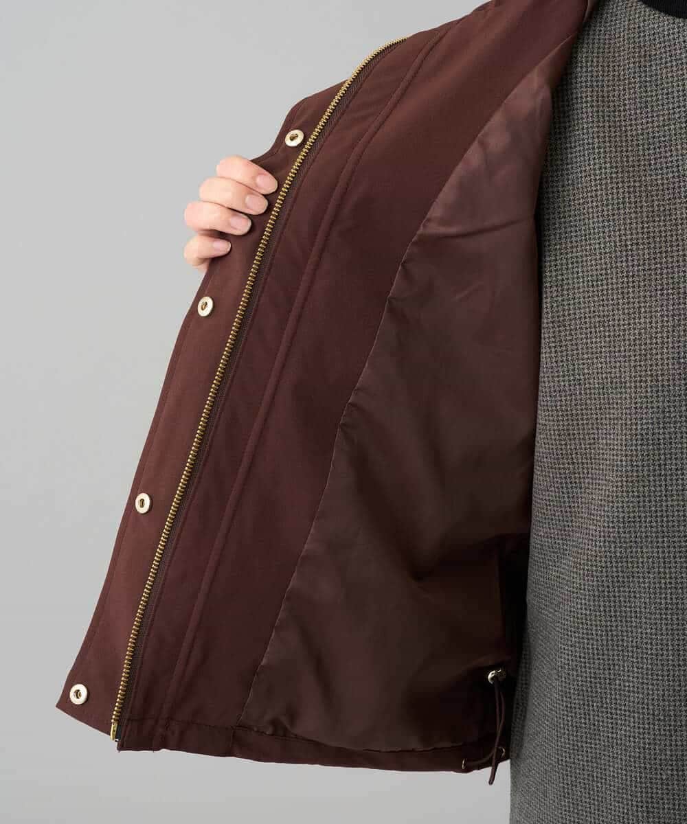 K3JKA15129 a.v.v Elmi(アー・ヴェ・ヴェ) 【低身長サイズ】ライナー付マウンテンパーカー ブラウン