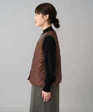 K3JKA15129 a.v.v Elmi(アー・ヴェ・ヴェ) 【低身長サイズ】ライナー付マウンテンパーカー ブラウン