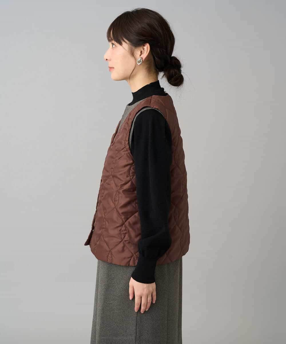 K3JKA15129 a.v.v Elmi(アー・ヴェ・ヴェ) 【低身長サイズ】ライナー付マウンテンパーカー ブラウン