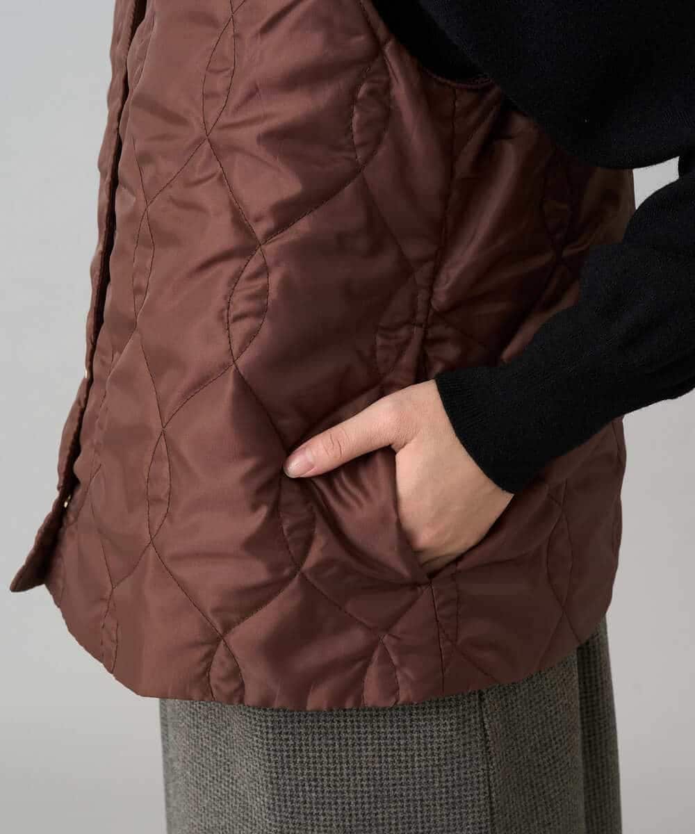 K3JKA15129 a.v.v Elmi(アー・ヴェ・ヴェ) 【低身長サイズ】ライナー付マウンテンパーカー ブラウン