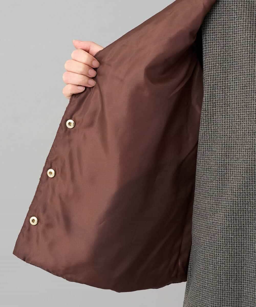 K3JKA15129 a.v.v Elmi(アー・ヴェ・ヴェ) 【低身長サイズ】ライナー付マウンテンパーカー ブラウン