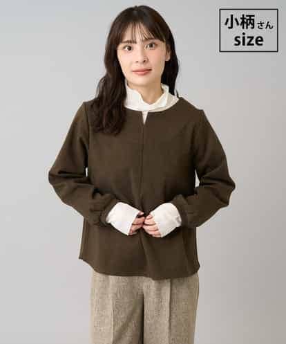 K3KBD45044 a.v.v Elmi 【低身長サイズ】千鳥ジャカードトップス