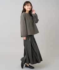 K3KBD45044 a.v.v Elmi(アー・ヴェ・ヴェ) 【低身長サイズ】千鳥ジャカードトップス ブラック