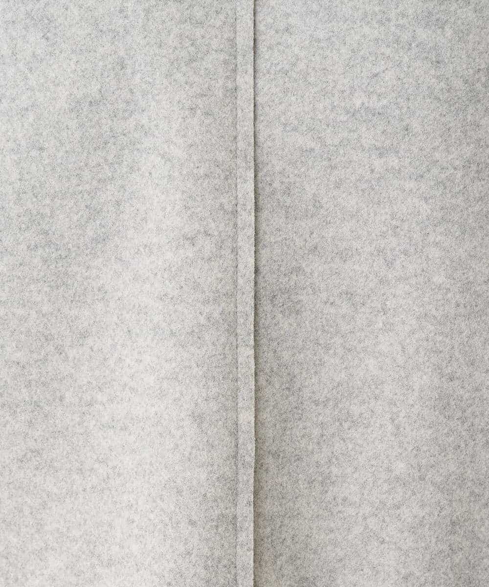 K3KBD48059 a.v.v Elmi(アー・ヴェ・ヴェ) 【低身長サイズ】ウールライクジャージプルオーバー【洗える/ストレッチ】 ライトグレー