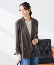 K3KED04029 a.v.v Elmi(アー・ヴェ・ヴェ) 【低身長サイズ】ストレッチレーストップス アイボリー