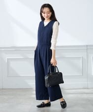 K3KED04029 a.v.v Elmi(アー・ヴェ・ヴェ) 【低身長サイズ】ストレッチレーストップス アイボリー