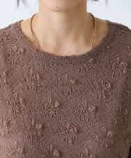 K3KED04029 a.v.v Elmi(アー・ヴェ・ヴェ) 【低身長サイズ】ストレッチレーストップス アイボリー