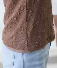 K3KED04029 a.v.v Elmi(アー・ヴェ・ヴェ) 【低身長サイズ】ストレッチレーストップス アイボリー