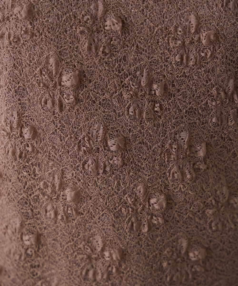 K3KED04029 a.v.v Elmi(アー・ヴェ・ヴェ) 【低身長サイズ】ストレッチレーストップス アイボリー