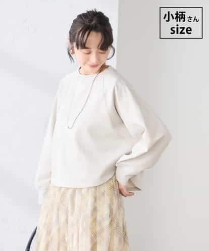 K3KED14044  【低身長サイズ】ラメ裏毛ドルマンスウェット
