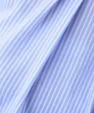 K3KFD21039 a.v.v Elmi(アー・ヴェ・ヴェ) 【低身長サイズ】タックスリーブストライプカットソー ライトブルー