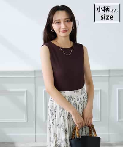 K3KGD01024 a.v.v Elmi 【低身長サイズ】ベーシックテレコタンクトップ