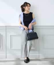 K3KGD01024 a.v.v Elmi(アー・ヴェ・ヴェ) 【低身長サイズ】ベーシックテレコタンクトップ ブラウン