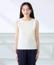 K3KGD01024 a.v.v Elmi(アー・ヴェ・ヴェ) 【低身長サイズ】ベーシックテレコタンクトップ ブラウン