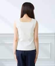 K3KGD01024 a.v.v Elmi(アー・ヴェ・ヴェ) 【低身長サイズ】ベーシックテレコタンクトップ ブラウン