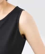 K3KGD08019 a.v.v Elmi(アー・ヴェ・ヴェ) 【低身長サイズ】【前後2WAY】ラメタンクトップ ベージュ