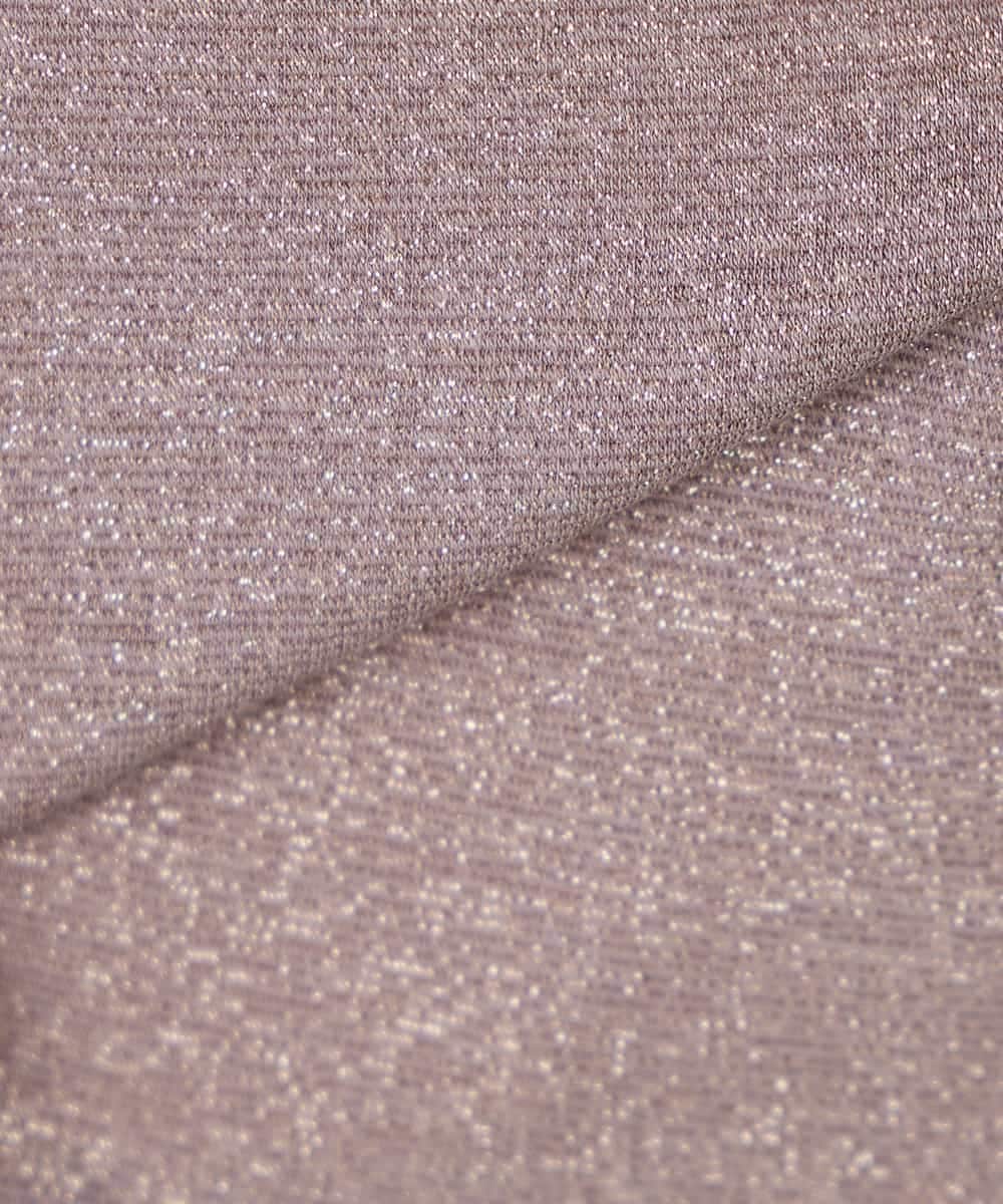 K3KGD08019 a.v.v Elmi(アー・ヴェ・ヴェ) 【低身長サイズ】【前後2WAY】ラメタンクトップ ベージュ