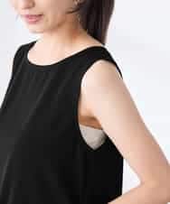 K3KGD10024 a.v.v Elmi(アー・ヴェ・ヴェ) 【低身長サイズ】【イージーケア】ラウンドヘムロングタンクトップ グレージュ