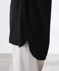 K3KGD10024 a.v.v Elmi(アー・ヴェ・ヴェ) 【低身長サイズ】【イージーケア】ラウンドヘムロングタンクトップ グレージュ