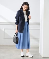 K3KGD28029 a.v.v Elmi(アー・ヴェ・ヴェ) 【低身長サイズ/UVカット/接触冷感】コンパクトロゴTシャツ グレージュ