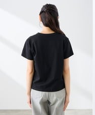 K3KGD28029 a.v.v Elmi(アー・ヴェ・ヴェ) 【低身長サイズ/UVカット/接触冷感】コンパクトロゴTシャツ グレージュ