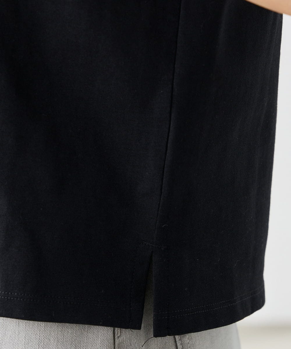 K3KGD28029 a.v.v Elmi(アー・ヴェ・ヴェ) 【低身長サイズ/UVカット/接触冷感】コンパクトロゴTシャツ グレージュ