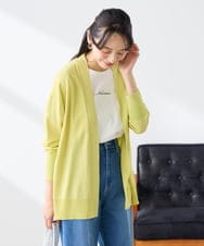 K3KGD28029 a.v.v Elmi(アー・ヴェ・ヴェ) 【低身長サイズ/UVカット/接触冷感】コンパクトロゴTシャツ グレージュ