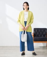 K3KGD28029 a.v.v Elmi(アー・ヴェ・ヴェ) 【低身長サイズ/UVカット/接触冷感】コンパクトロゴTシャツ グレージュ